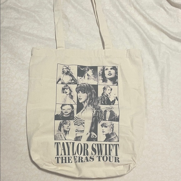 Handbags - Taylor Swift The Eras Tour Cream Tote Bag